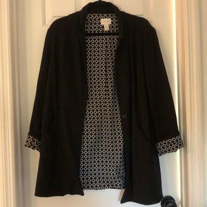 Chicos size 2 long blazer